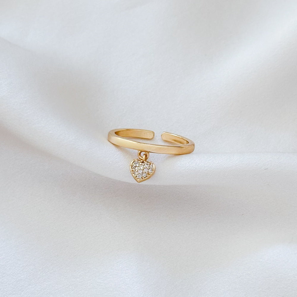 LE sensor Ring May Heart Ring