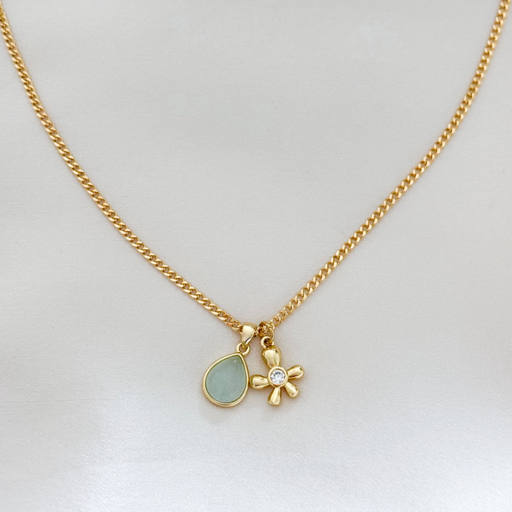 LE sensor necklace Aqua Shai Necklace - Flower