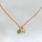 LE sensor necklace Green Shai Necklace - Flower