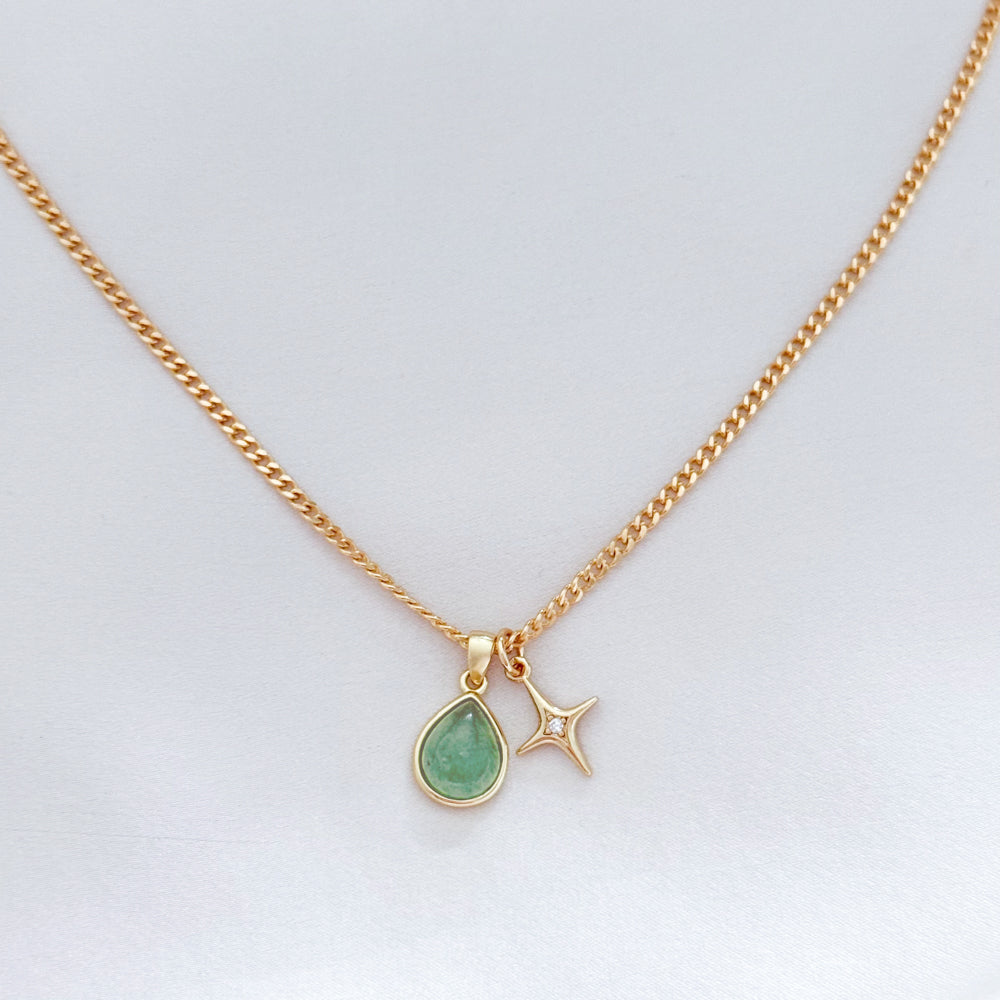 LE sensor necklace Green Shai Necklace - Star