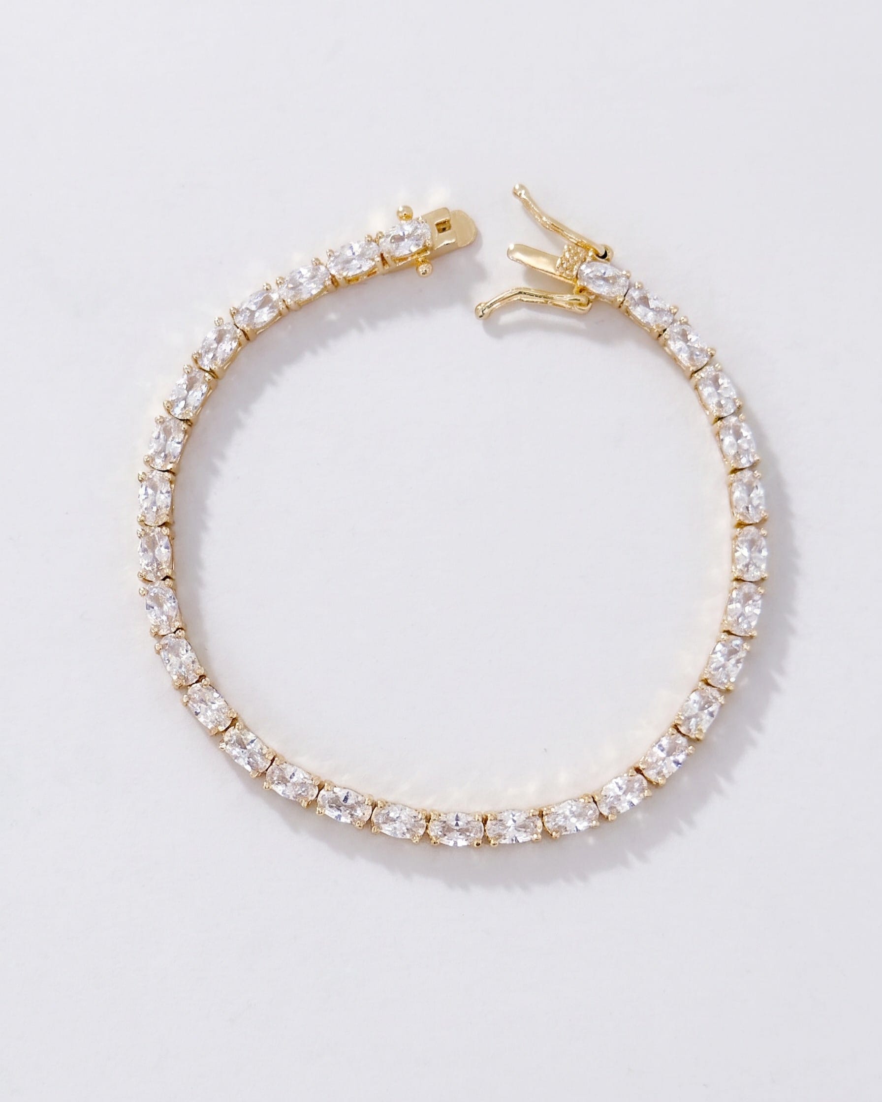 LE sensor Bracelet Jessie Oval Tennis Bracelet