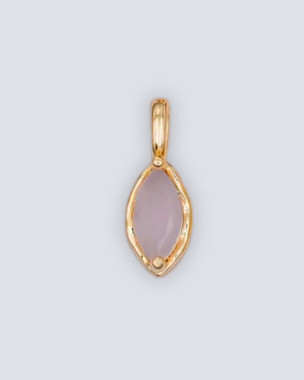 LE sensor charm June - Pink Moonstone Birthstone Charms