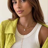LE sensor necklace Sutton Solitaire CZ Necklace