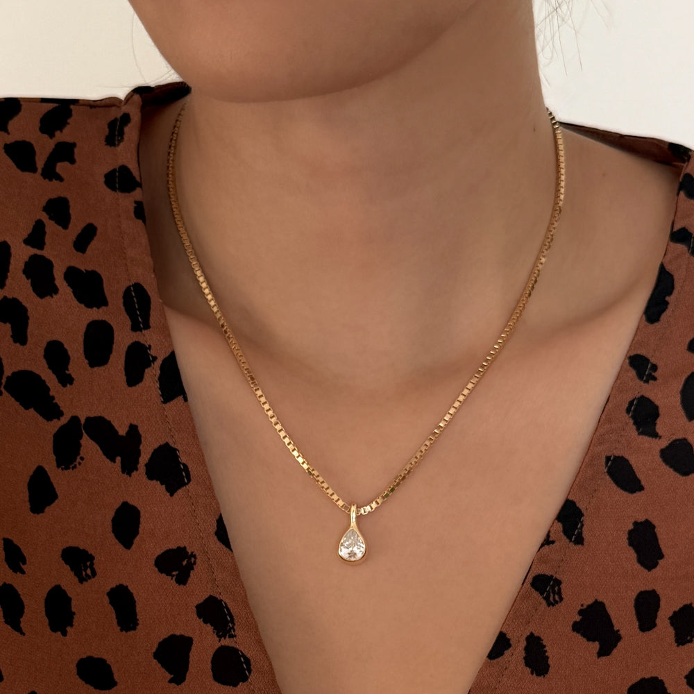 LE sensor necklace Maisie Teardrop Necklace