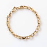 LE sensor Bracelet Morgan Rectangular Link Chain Bracelet
