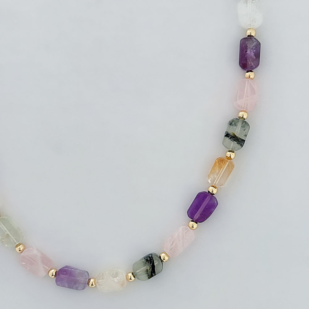 LE sensor necklace Shelly Gemstone Necklace