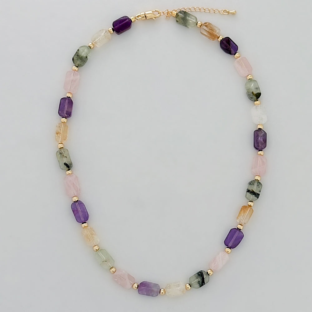 LE sensor necklace Shelly Gemstone Necklace