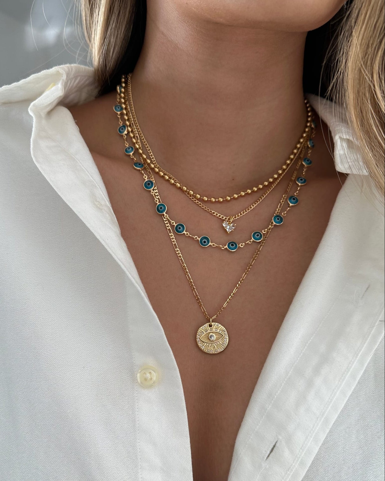 LE sensor necklace Amira Chain Necklace 16”