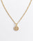 LE sensor necklace 16” Amber Smiley Face CZ Necklace