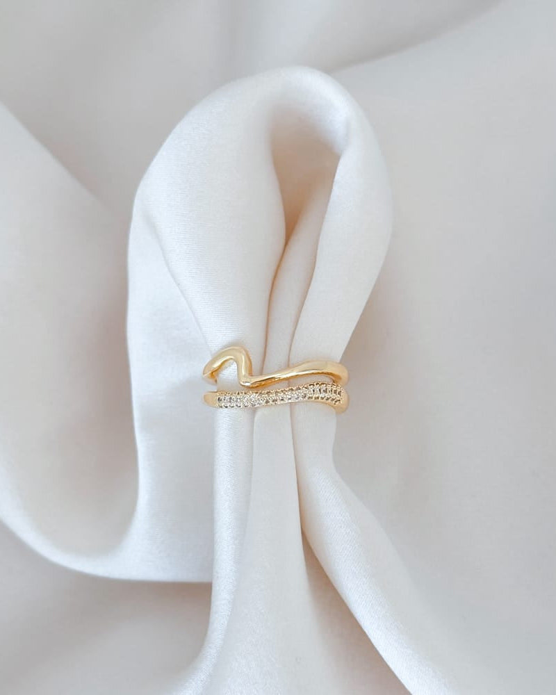 LE sensor Ring Andi Double Band Ring