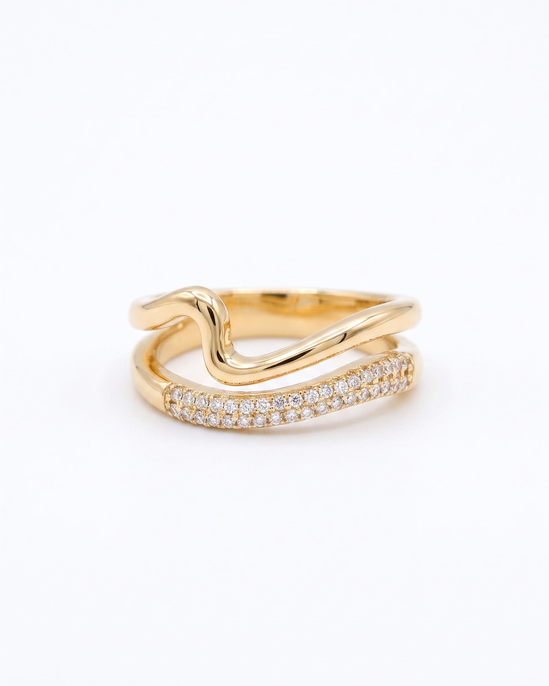 LE sensor Ring Andi Double Band Ring