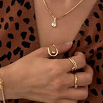LE sensor Ring Andi Double Band Ring