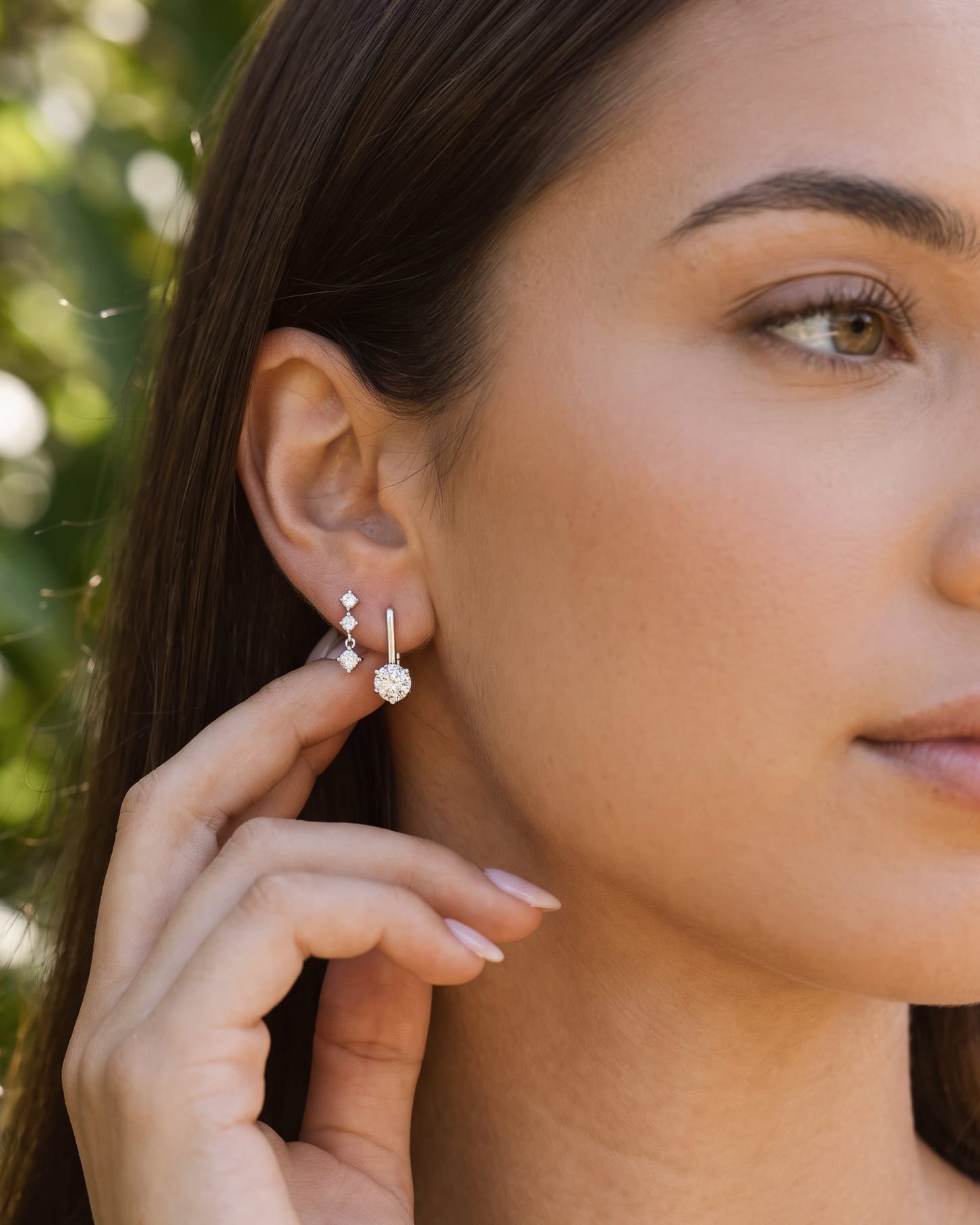 LE sensor earrings Aster Studs