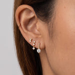 LE sensor earrings Aster Studs