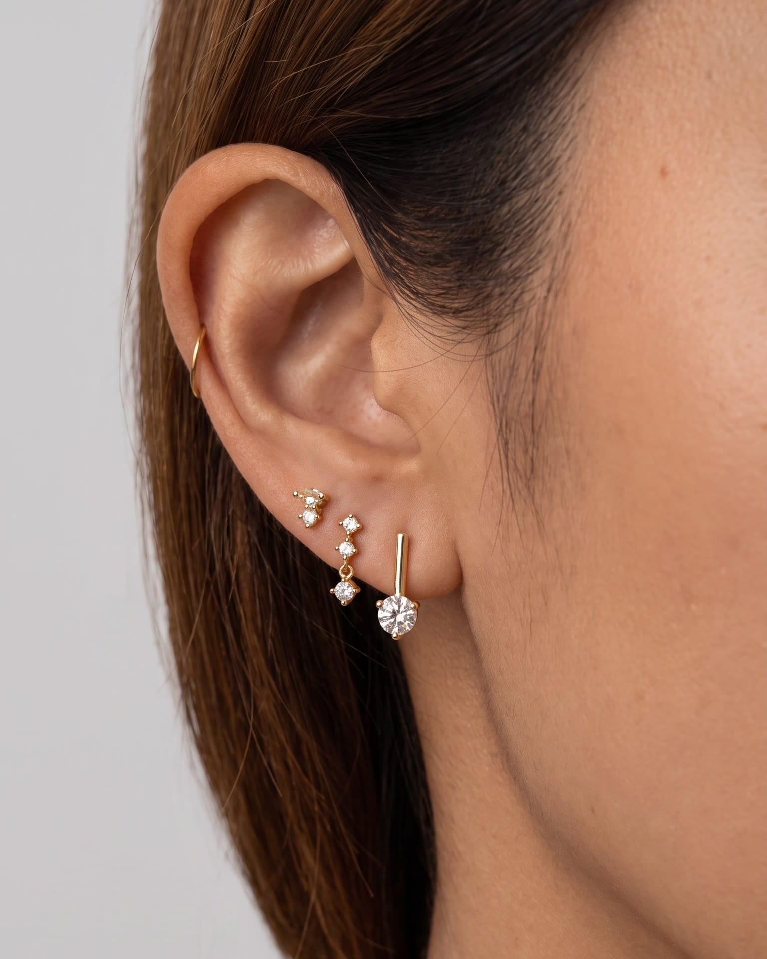 LE sensor earrings Aster Studs
