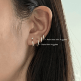 LE sensor earrings Astin Bold Mini Huggies