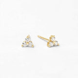 LE sensor earrings Gold Bailey Studs