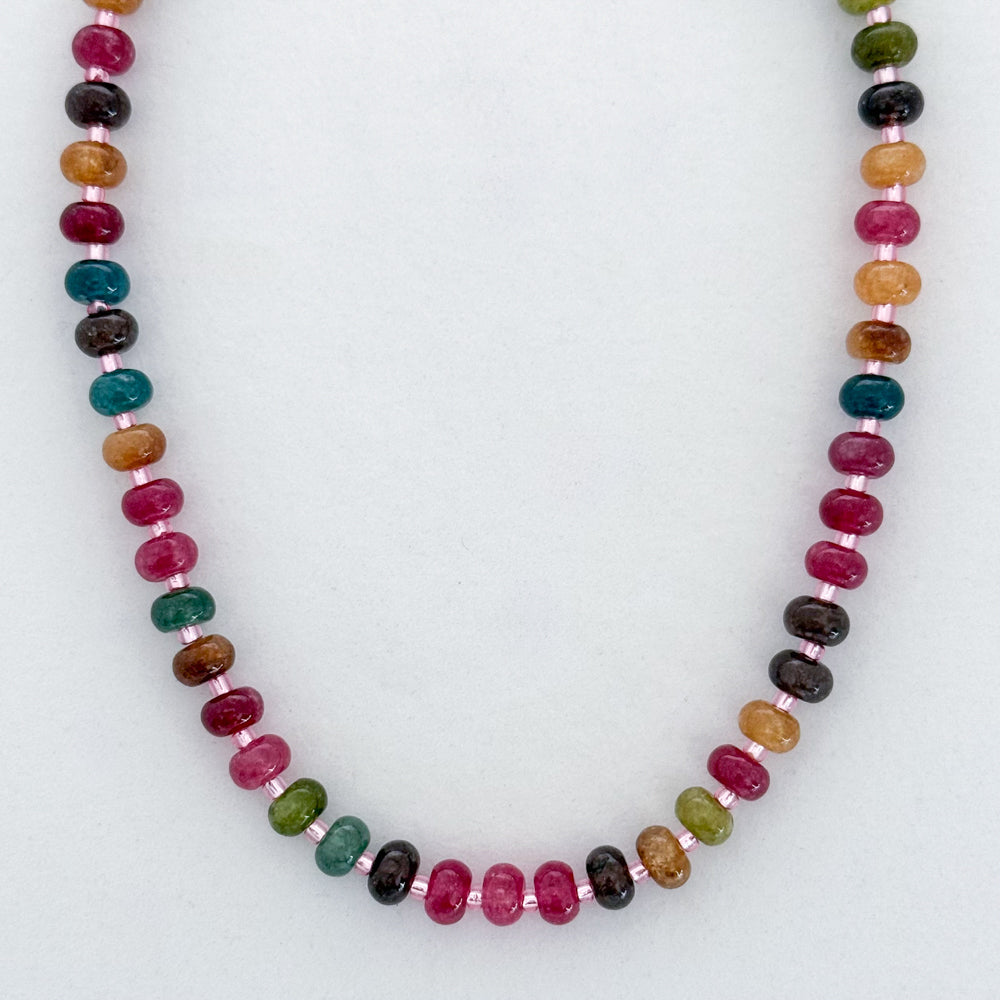 LE sensor necklace 16" Bay Beaded Necklace