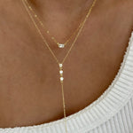 LE sensor necklace Bowie East-West Radiant Necklace