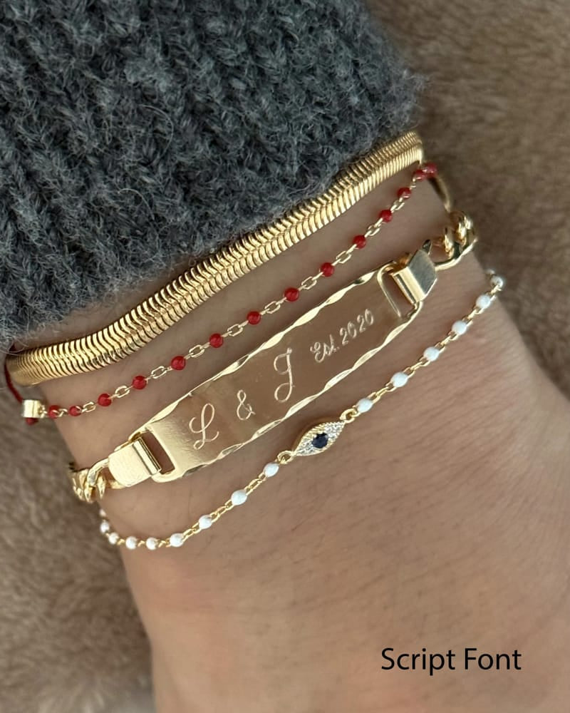 LE sensor Bracelet Marie Engravable Bracelet