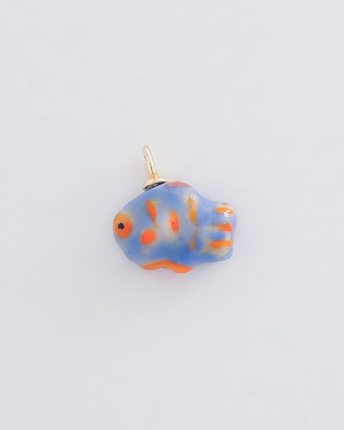 LE sensor charm Ceramic Fish Charm