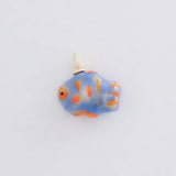 LE sensor charm Ceramic Fish Charm