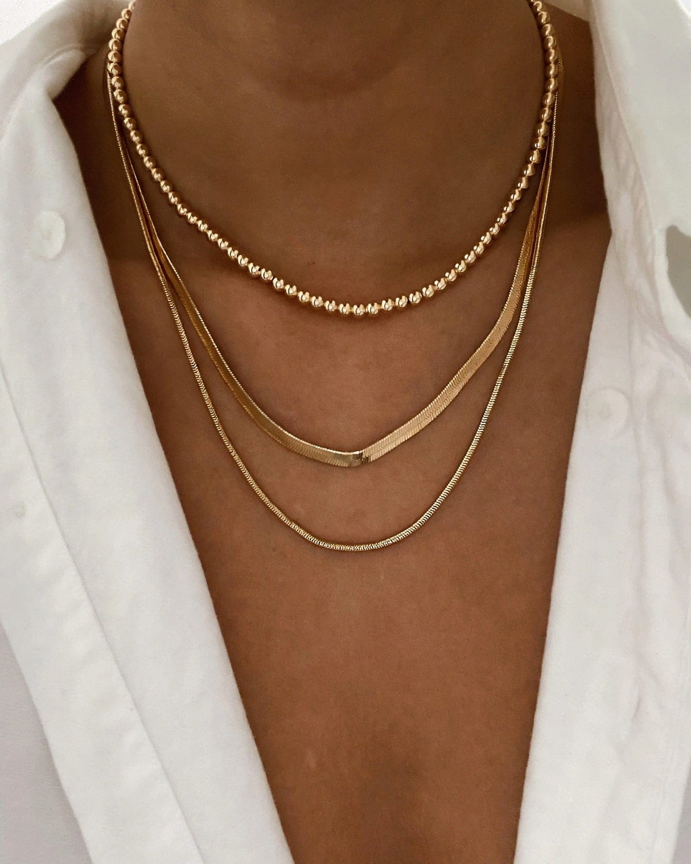 LE sensor necklace Lily Chain Necklace