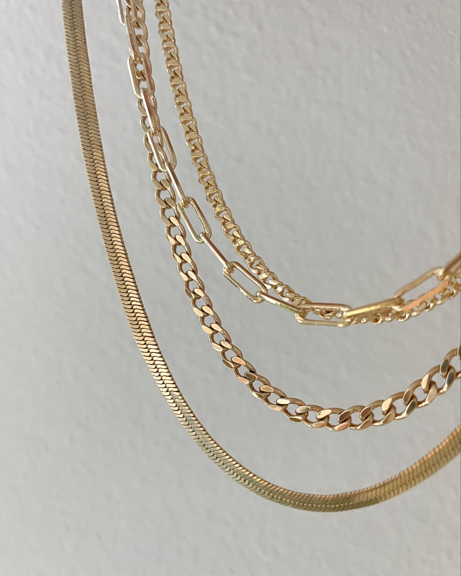 LE sensor necklace Paige Paperclip Chain Necklace