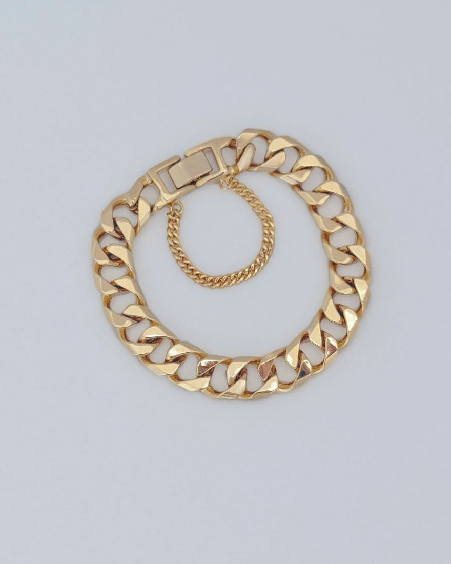 LE sensor Bracelet Mika Curb Chain Bracelet