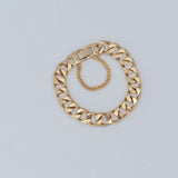 LE sensor Bracelet Mika Curb Chain Bracelet