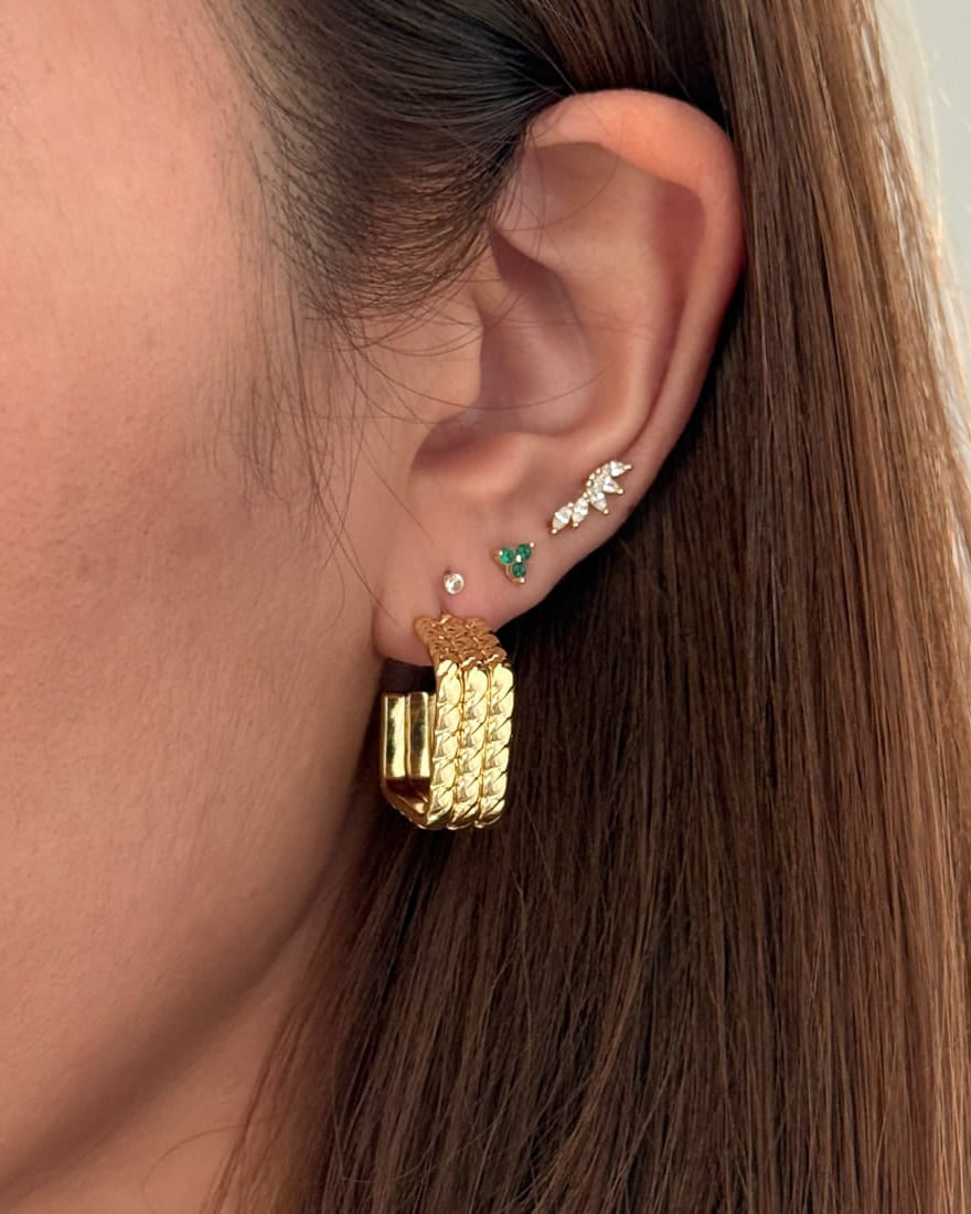 LE sensor earrings Effie Hoop Earrings