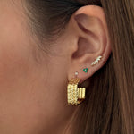 LE sensor earrings Effie Hoop Earrings