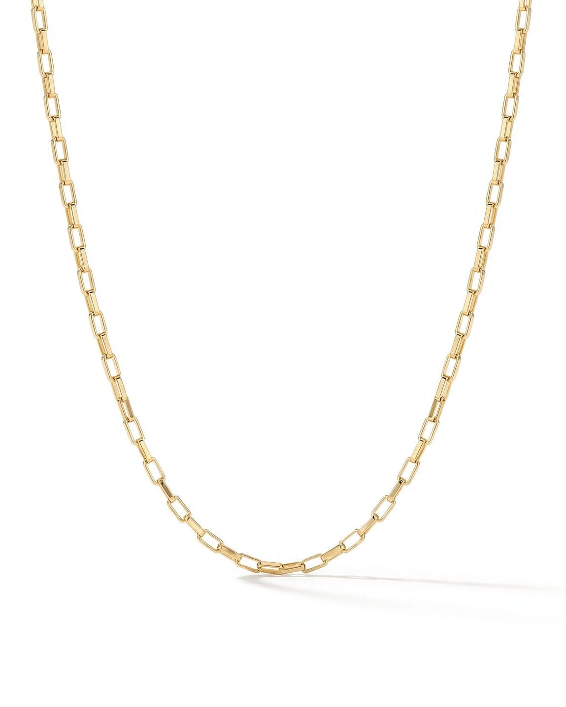 LE sensor necklace Colette Elongated Box Chain Necklace