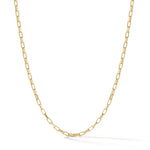 LE sensor necklace Colette Elongated Box Chain Necklace