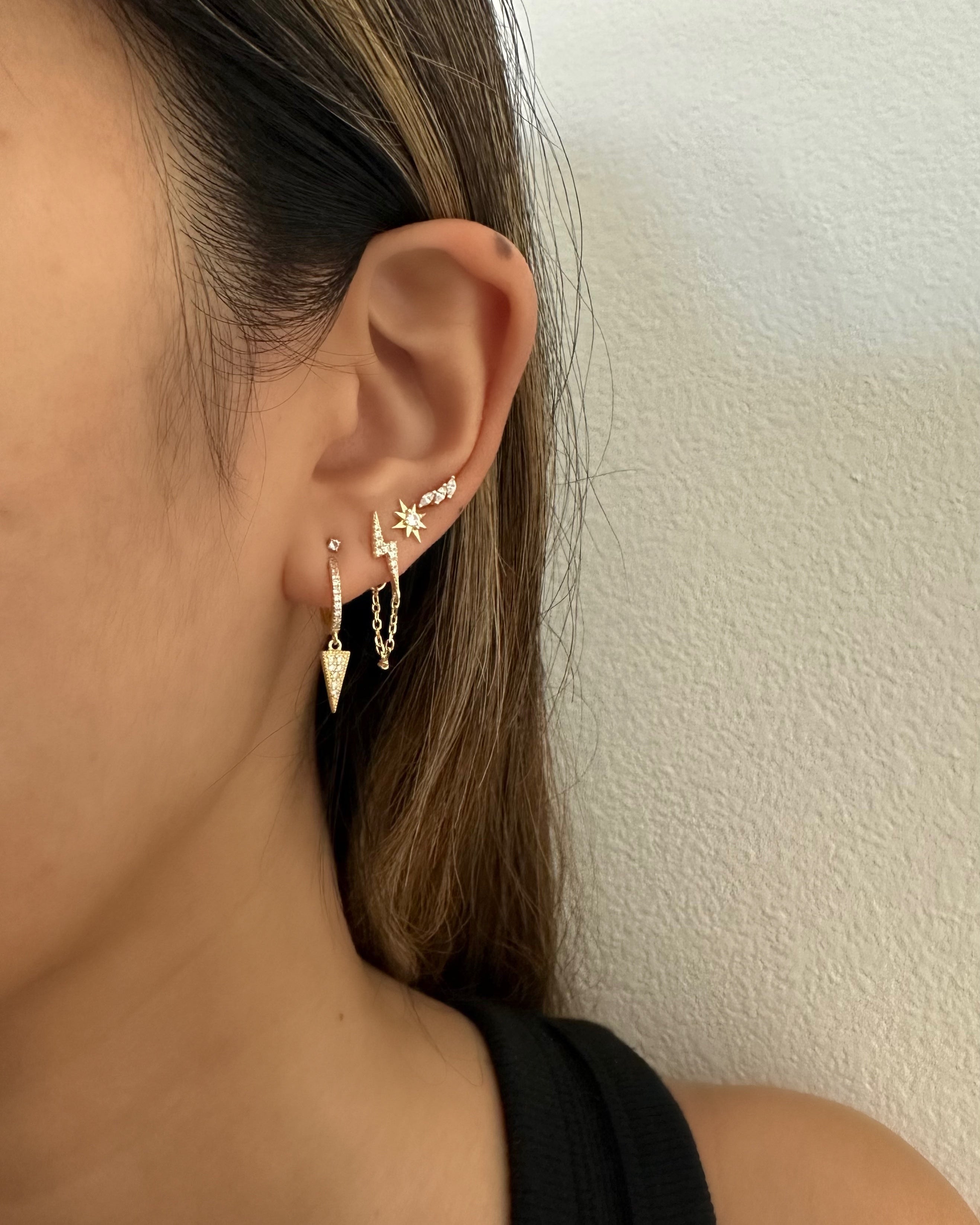 LE sensor earrings Ezra Studs