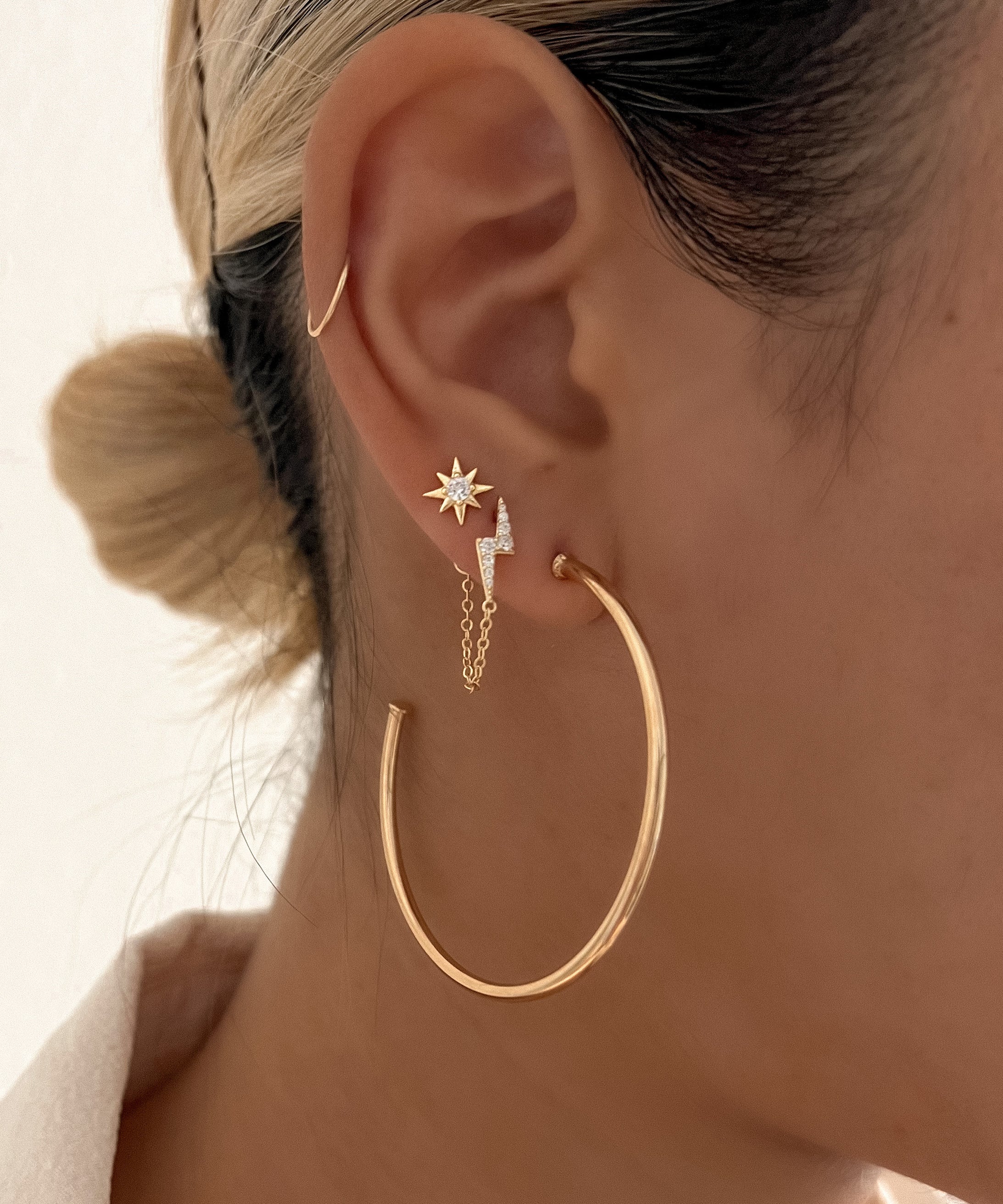 LE sensor earrings Ezra Studs