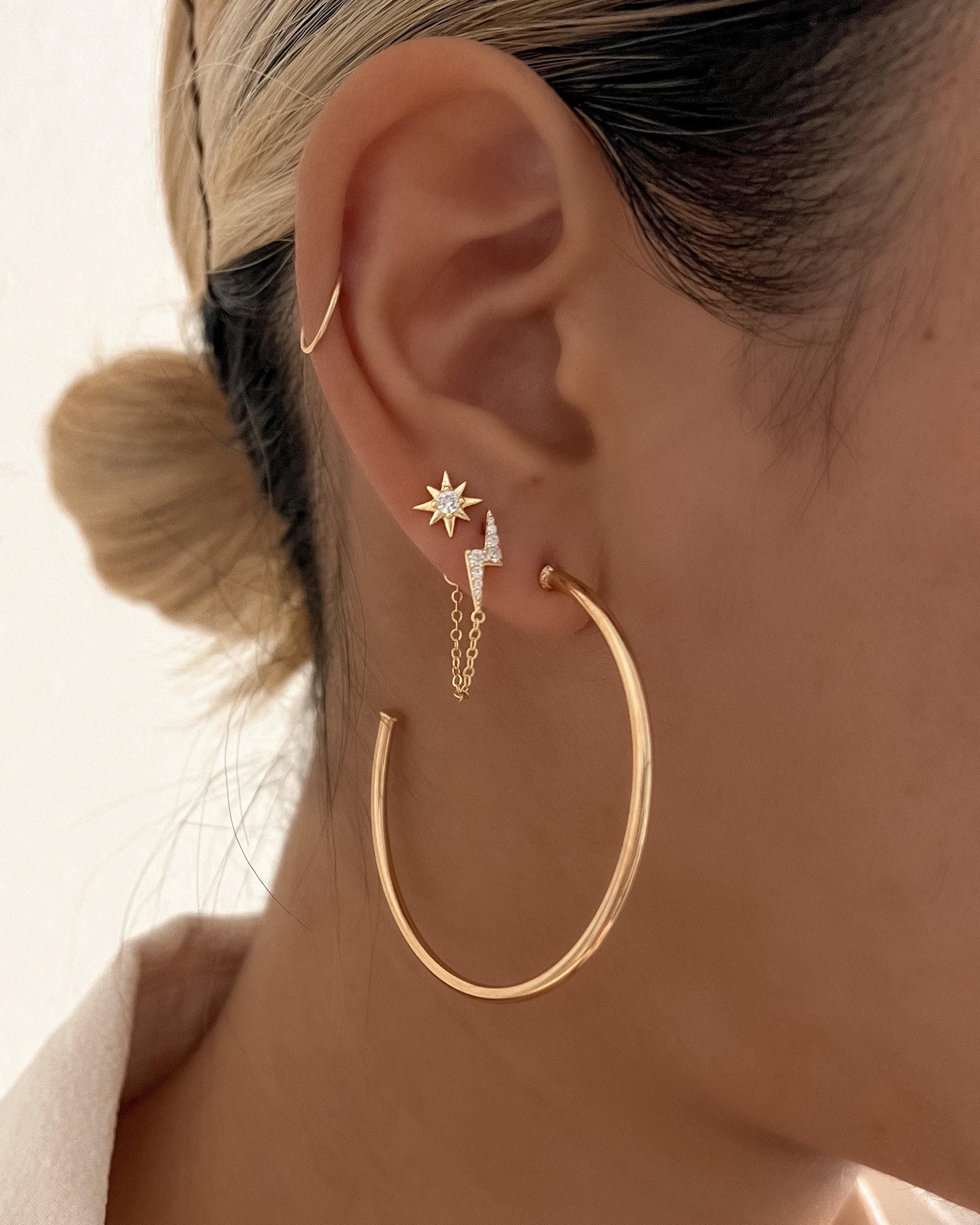 LE sensor earrings Ezra Studs