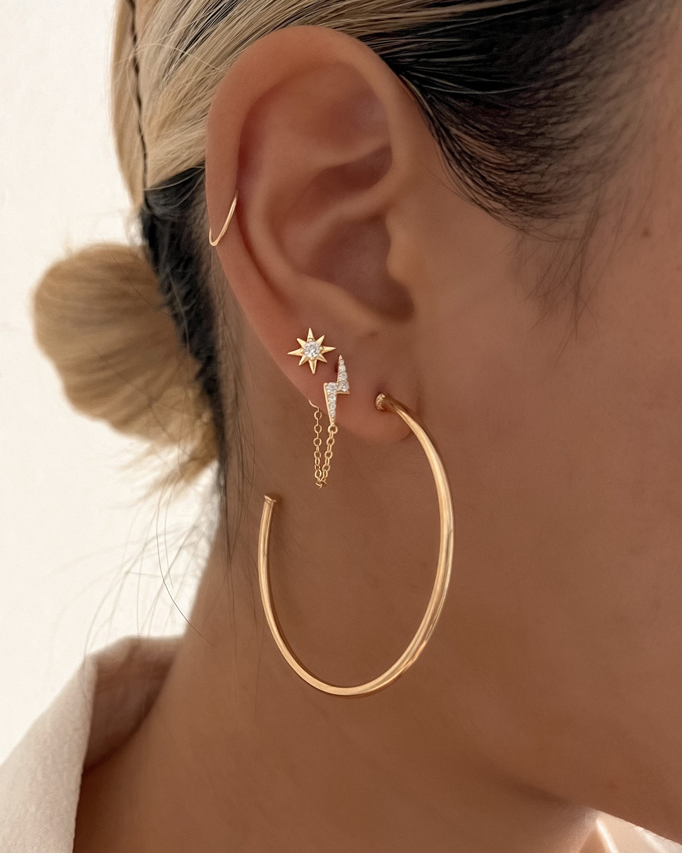 LE sensor earrings Ezra Studs