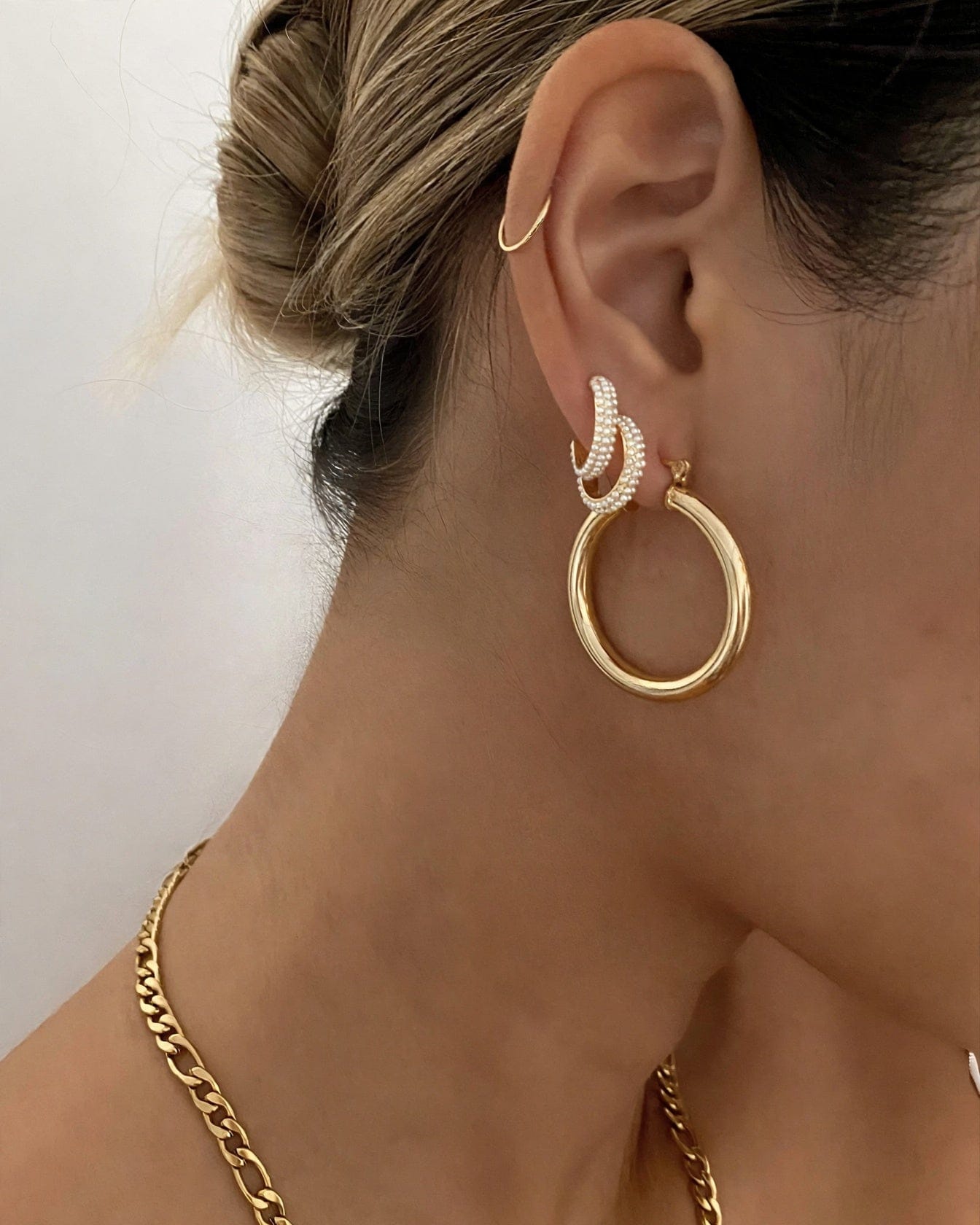 LE sensor earrings Ezra Huggies