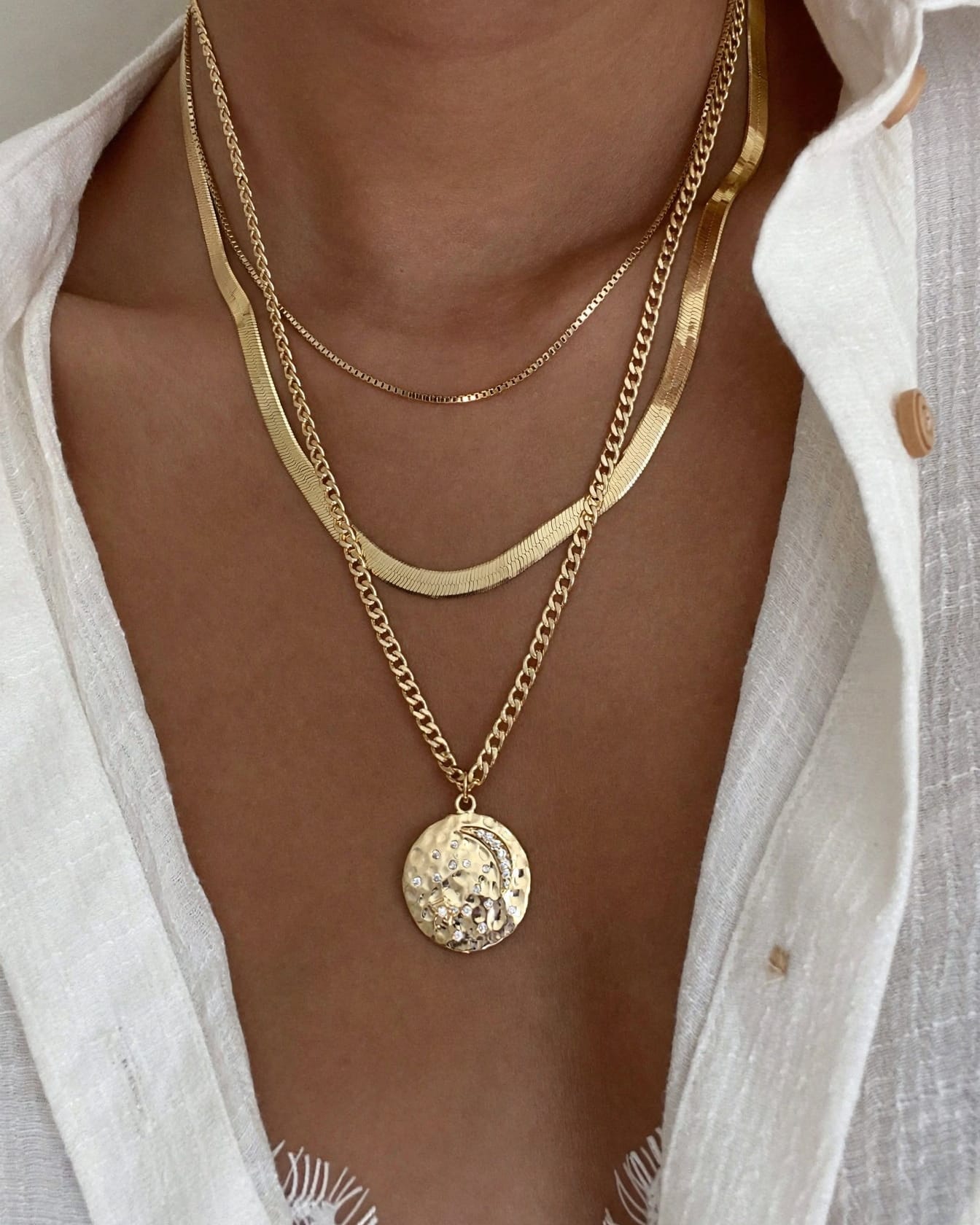 LE sensor necklace Faye Chain Necklace