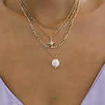 LE sensor necklace Figaro Chain Necklace