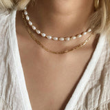 LE sensor necklace Figaro Chain Necklace