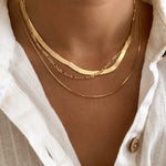 LE sensor necklace Thin Figaro Chain Necklace