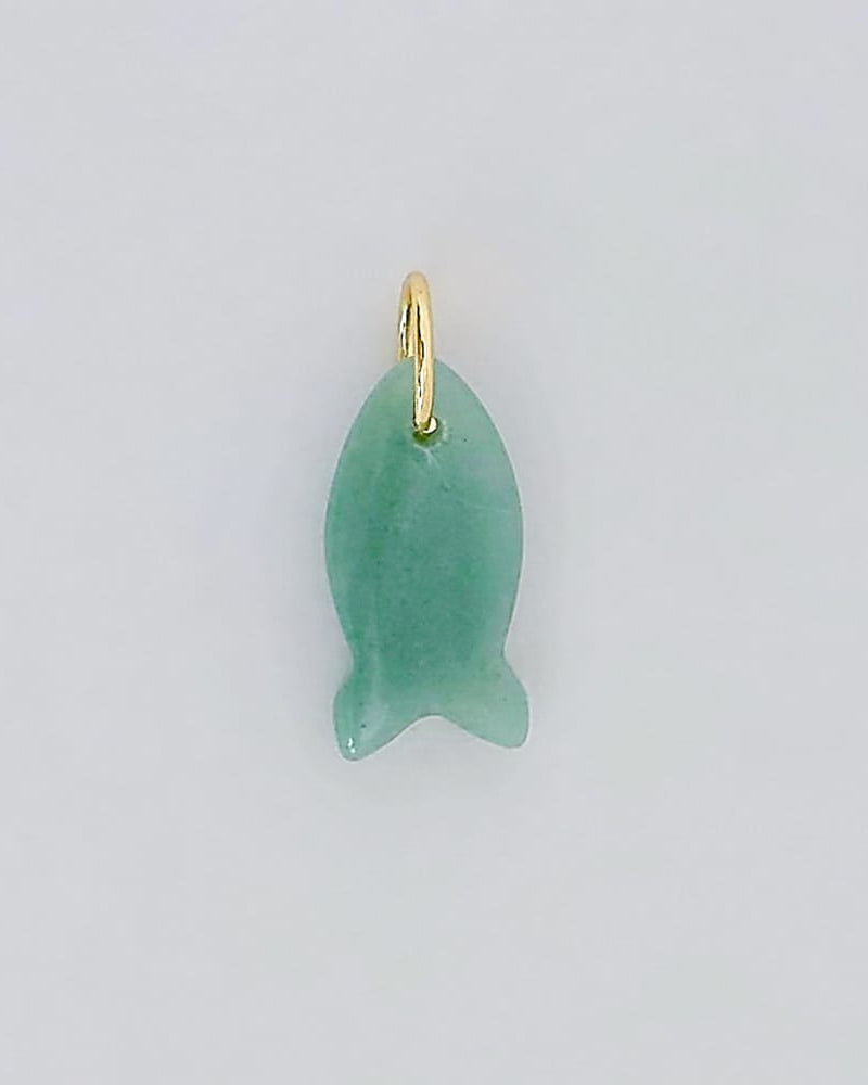 LE sensor charm Cove Fish Charm - Aventurine