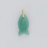 LE sensor charm Cove Fish Charm - Aventurine