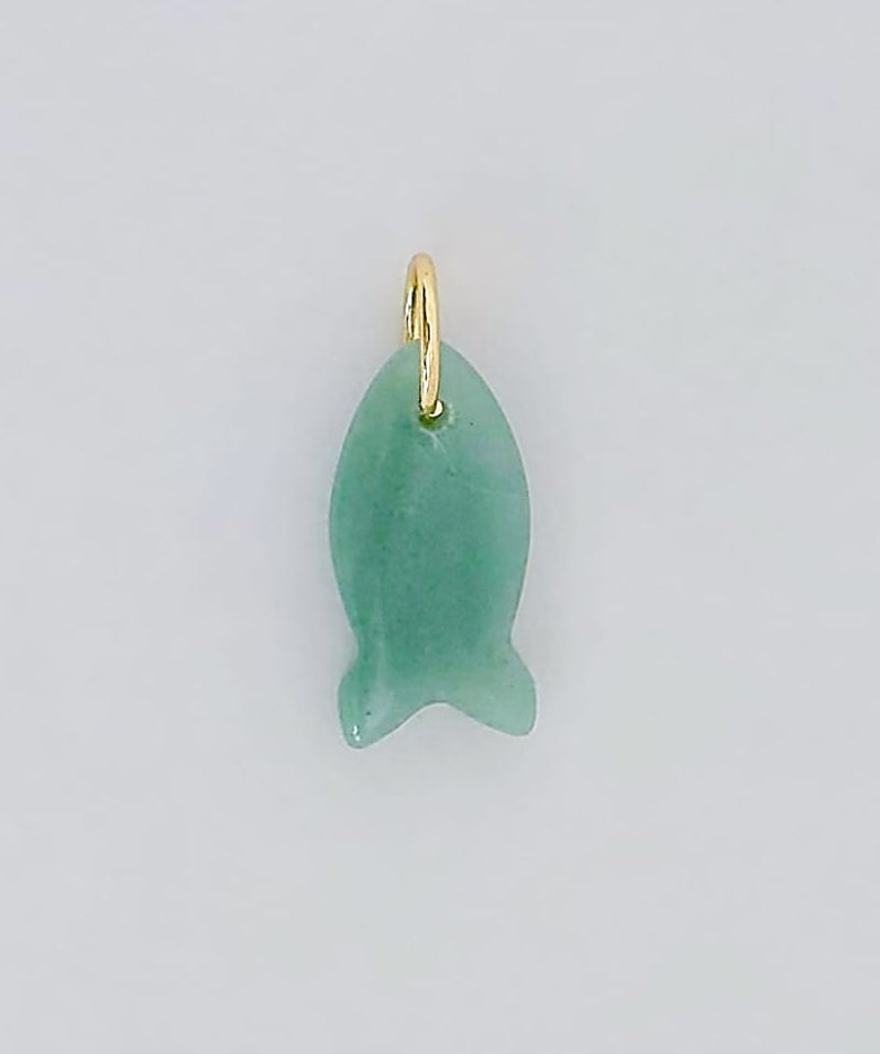 LE sensor charm Cove Fish Charm - Aventurine