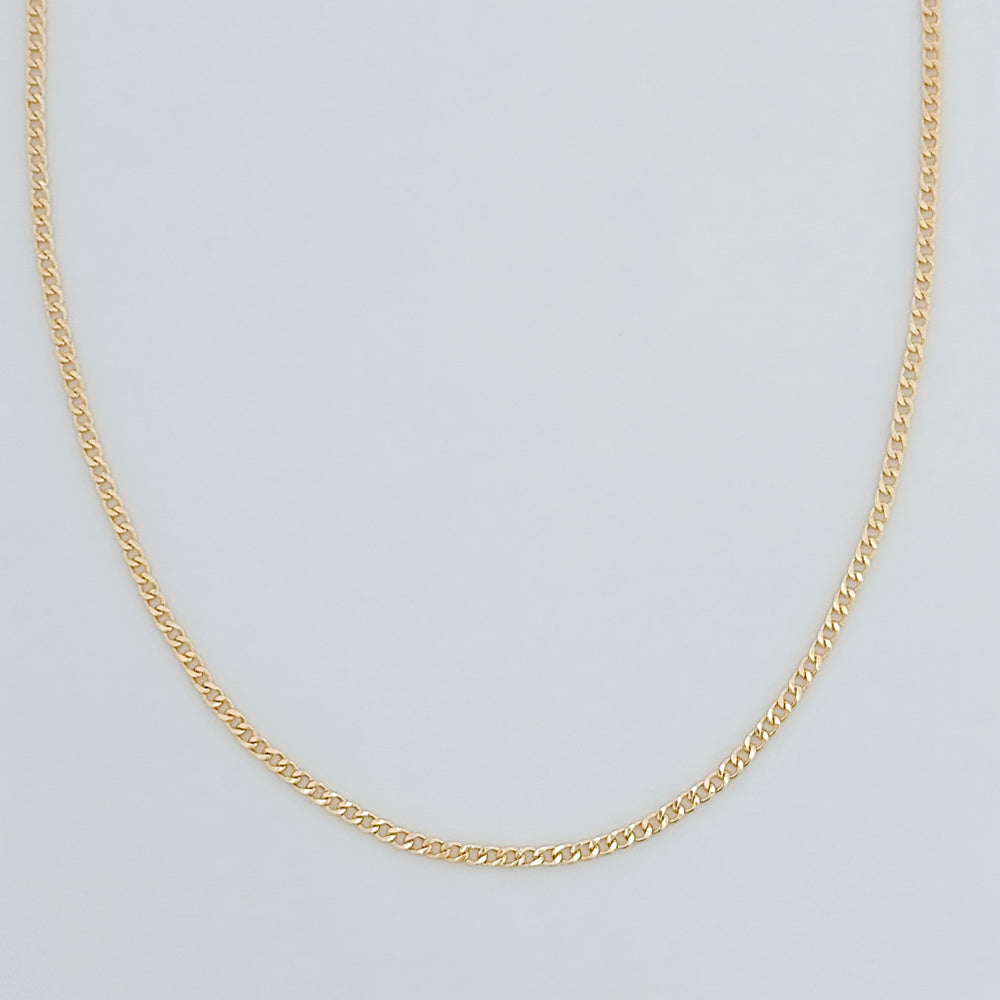 LE sensor necklace 19.5" Romy Flat Curb Chain Necklace