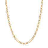LE sensor necklace Romy Flat Curb Chain Necklace