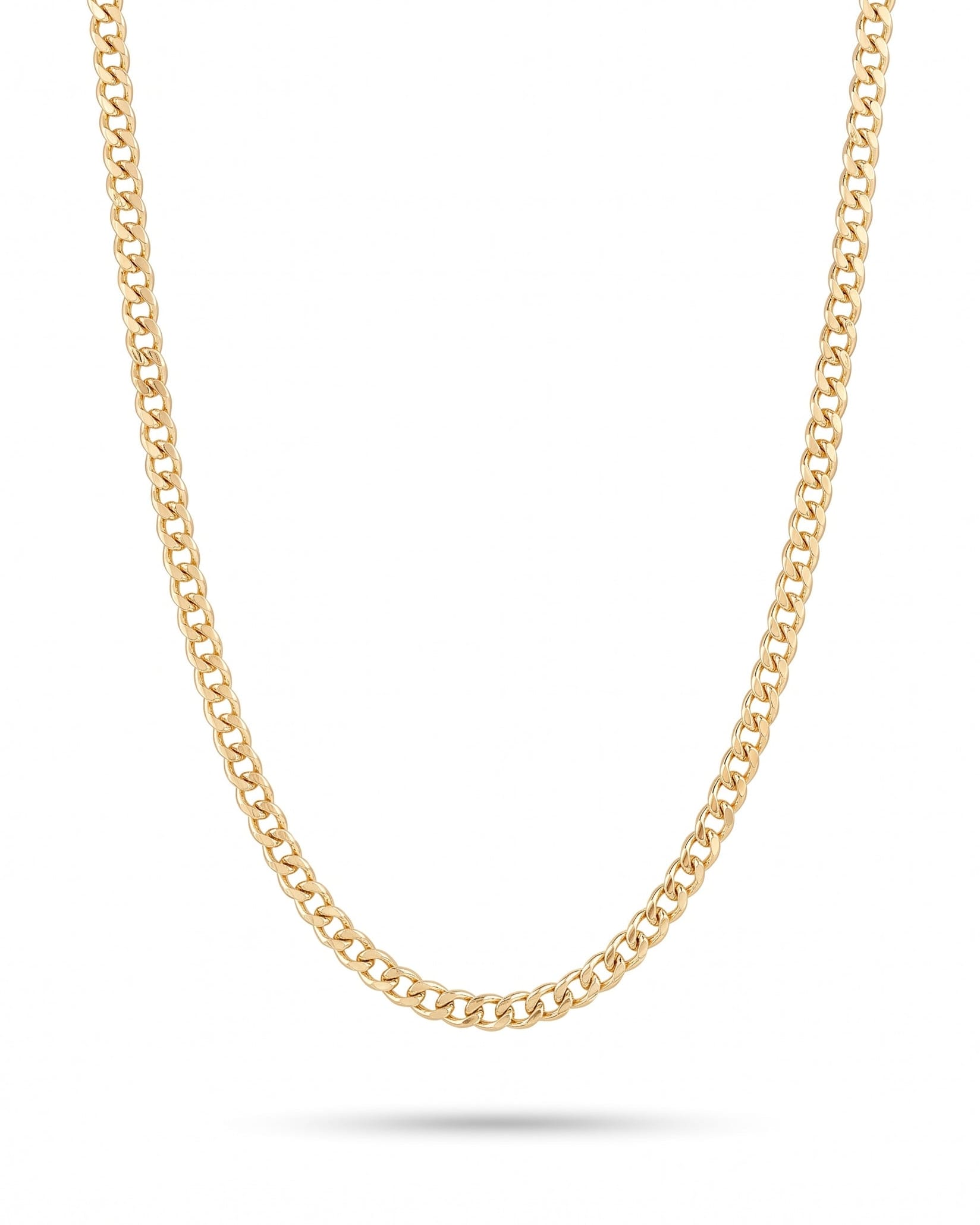 LE sensor necklace Romy Flat Curb Chain Necklace