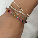 LE sensor Bracelet Gia Princess Tennis Bracelet